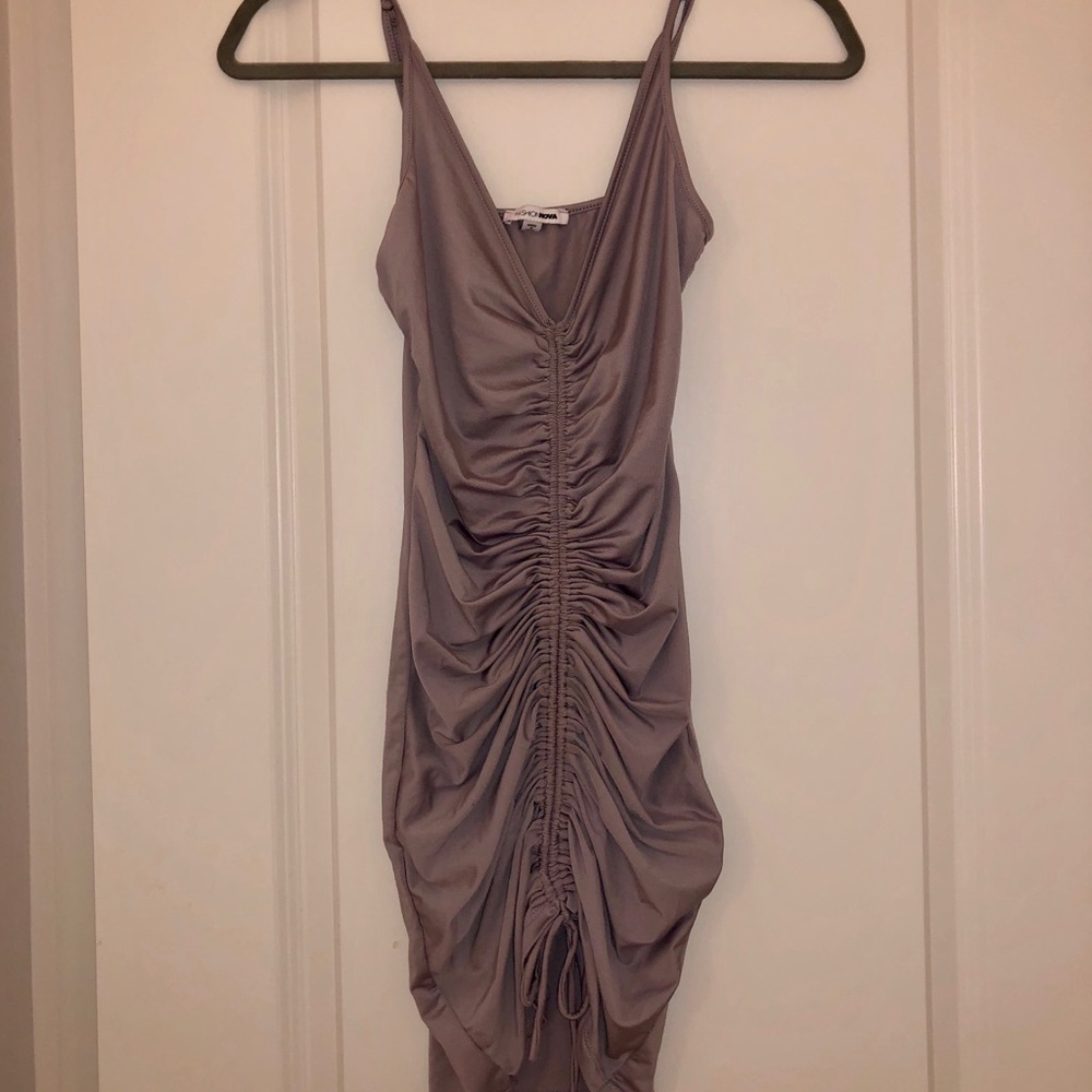 Purple Fashion Nova Cinched Mini Dress. Size XS.